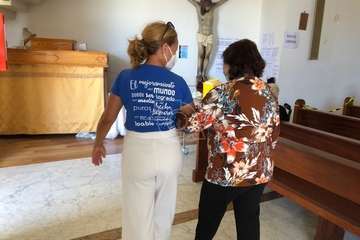 La campaña de vacunación de dos días de duración se lleva a cabo en las instalaciones de San Juan Bosco/TA.